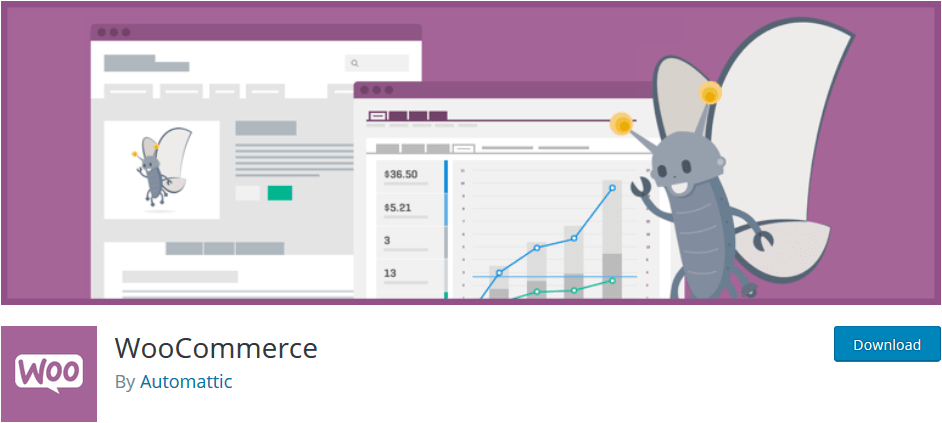 WooCommerce is a free eCommerce plugin