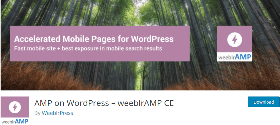 AMP on WordPress – weeblrAMP CE