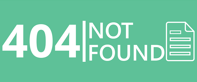 404 page not found and 404 error