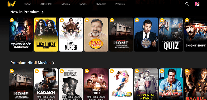 SonyLIV Premium - Watch English TV Shows, Hollywood Movies, Live TV Online