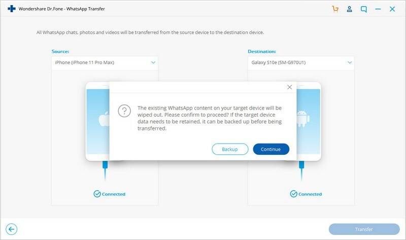 Step 4 Select The Whatsapp Data That You Want To Transfer